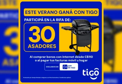 tigo nicaragua, telecomunicaciones, conectividad móvil y fija, promociones verano, beneficios clientes, app mi tigo, rifa asadores de gas, clientes prepago, clientes pospago, pagos con tarjeta de crédito