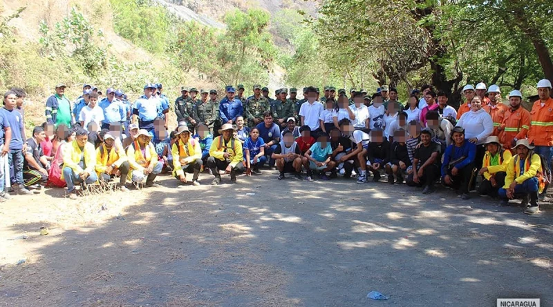 ejercito nicaragua, jornada ecologica, marena, ciudad sandino, managua, alcaldia de ciudad sandino