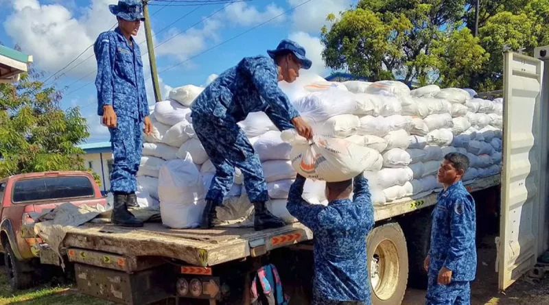 nicaragua, ejericto de nicaragua, caribe sur, inatec, paquetes alimenticios