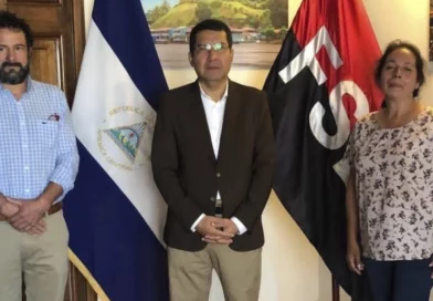 embajada de nicaragua, chile, confederacion sindical,