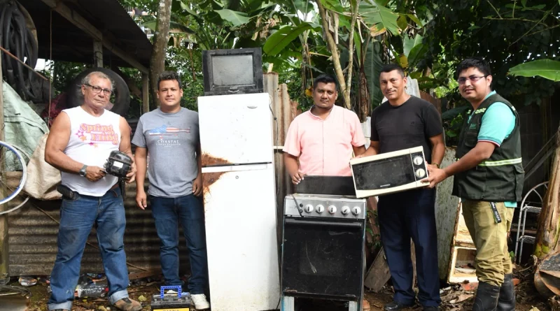 marena nicaragua, costa caribe sur, el rama, centro de reciclaje