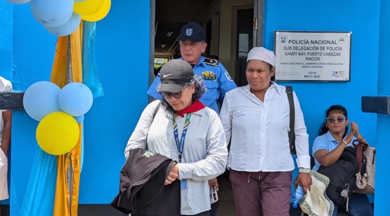 comisaria de la mujer, costa caribe norte, Nicaragua, policia de Nicaragua