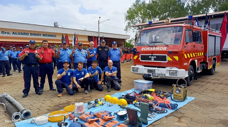 gobierno de nicaragua, bomberos unidos sin fornteras, ministerio del interior, curso,