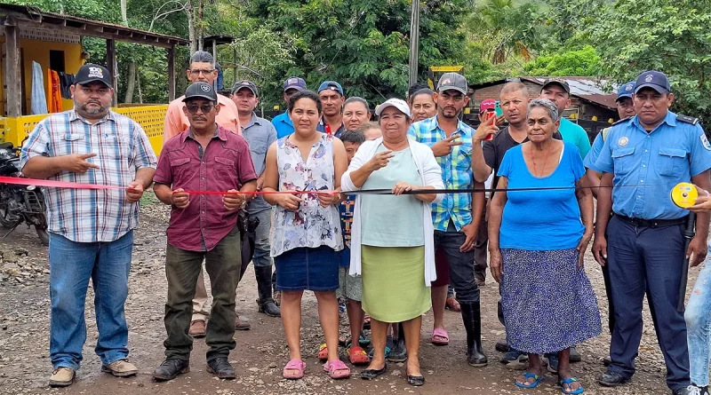 nicaragua, boaco, camino, inauguracion,