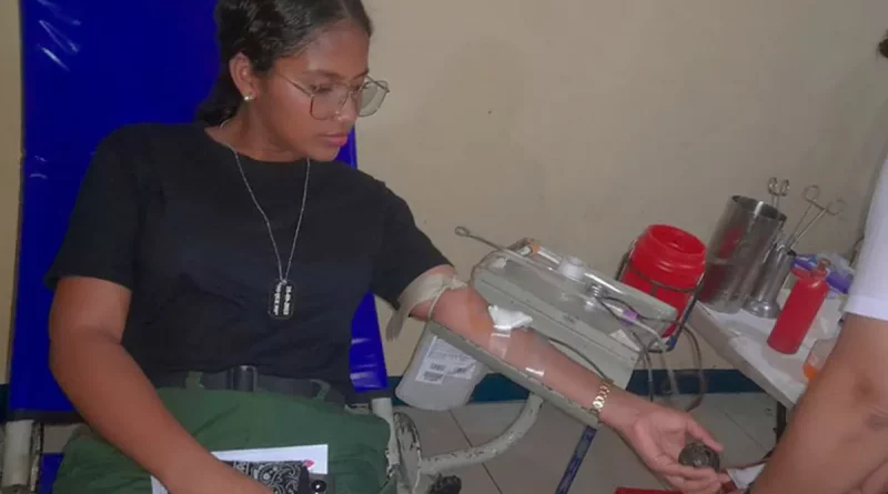 nicaragua, ejercito de nicaragua, donación, jornada
