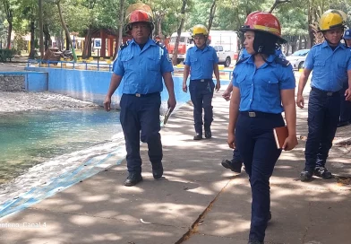 bomberos unidos nicaragua, plan verano 2025, inspección turística, centro turístico el trapiche, semana santa 2025, intur nicaragua, tipitapa, managua, seguridad en vacaciones, desarrollo y seguridad nicaragua