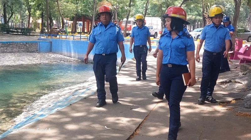 bomberos unidos nicaragua, plan verano 2025, inspección turística, centro turístico el trapiche, semana santa 2025, intur nicaragua, tipitapa, managua, seguridad en vacaciones, desarrollo y seguridad nicaragua