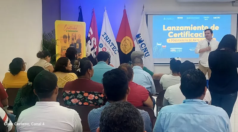 Nicaragua, certificación, arte, cultura, educación, docentes,