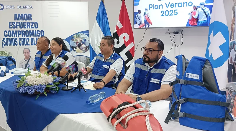 Nicaragua, cruz blanca, plan verano 2025, balnearios, seguridad