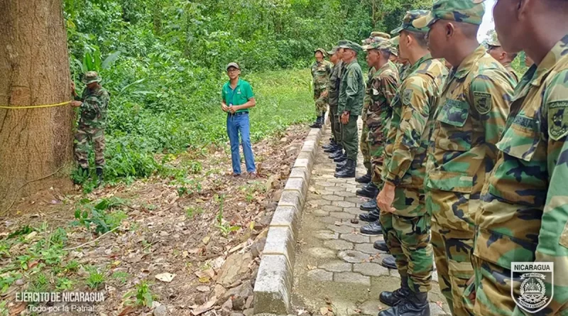 Ejército de Nicaragua, capacitación, participa, capacitación ambiental, Río San Juan, San Caros,