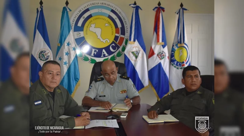 Ejército de Nicaragua, reunión metodológica, CFAC, Ejercicio virtual,