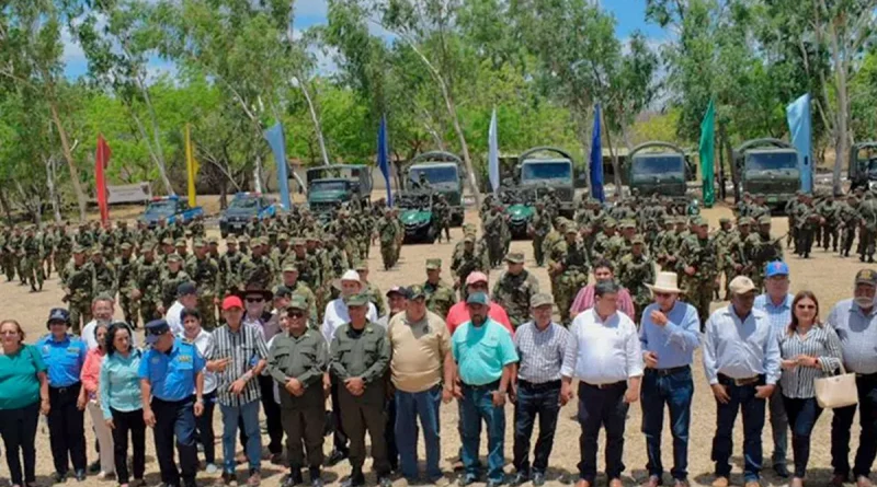 nicaragua, ejercito de nicaragua, cosecha cafetalera, producción