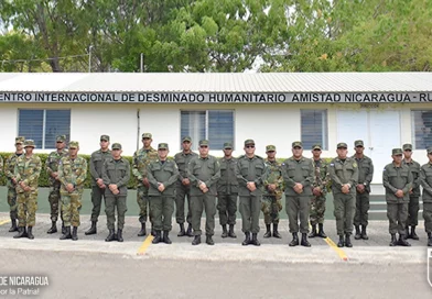 ejercito de nicaragua, general jose dolores estrada, managua, curso, zapadores de combate,