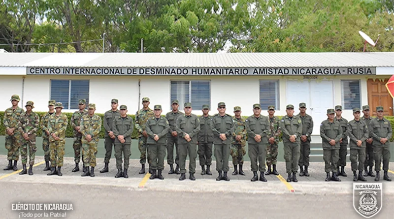 ejercito de nicaragua, general jose dolores estrada, managua, curso, zapadores de combate,