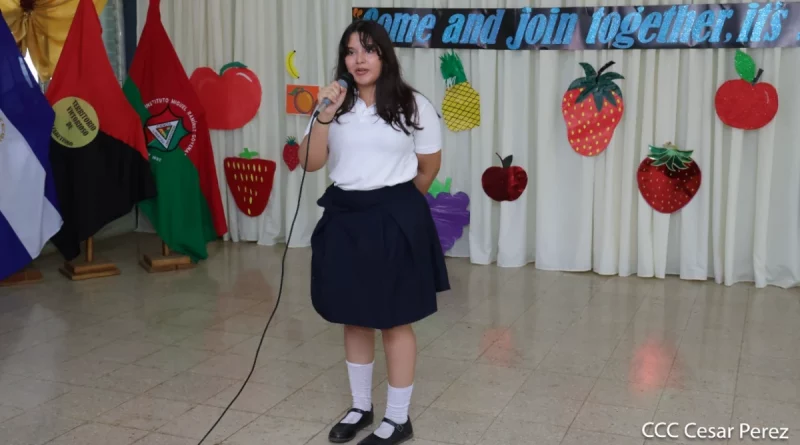 festival lingüístico, instituto Ramirez golean, Nicaragua, educación, ingles,