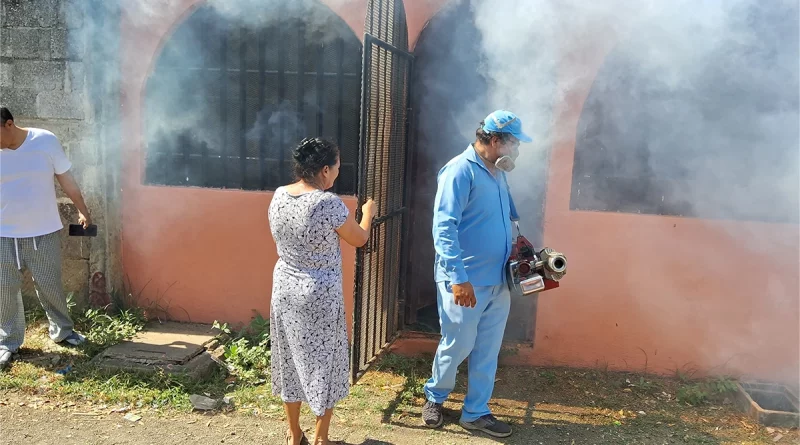 minsa, jornada de fumigación, gobierno de nicaragua,