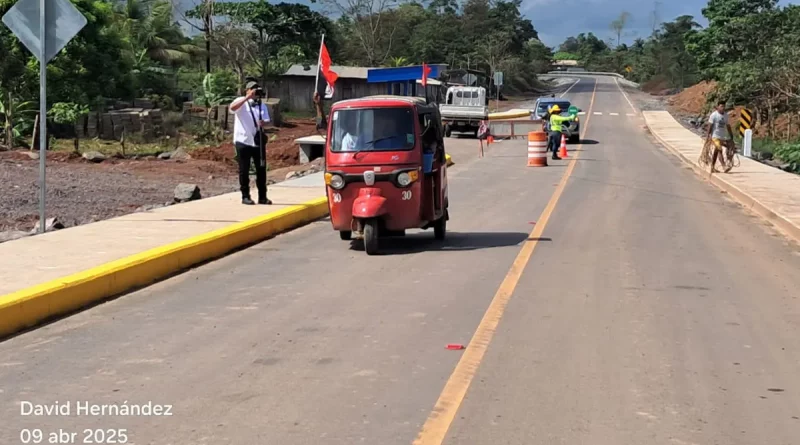 nicaragua, mit, tercer tramo, carretera de el Tortuguero, el rama