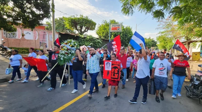 héroes y mártires de la colina 110, managua sandinista, revolución sandinista, caminata managua, 46 años, manuel fernández mora, sacrificio jóvenes revolucionarios, memoria histórica nicaragua, mural sandinista, héroes y mártires de la revolución