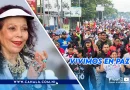nicaragua, caminata, compañera rosario, mes de la paz, abril mes de la paz, caminatas,