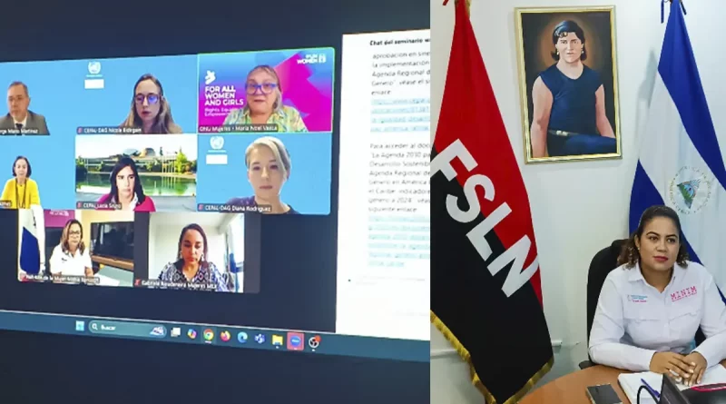 nicaragua, ministerio de la mujer, reunión, conferencia