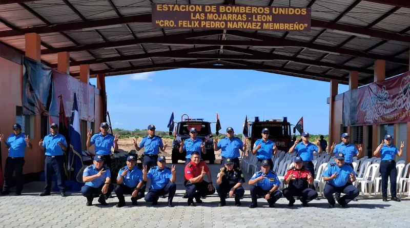 nicaragua, león, nueva estación, bomberos, seguridad, las mojarras