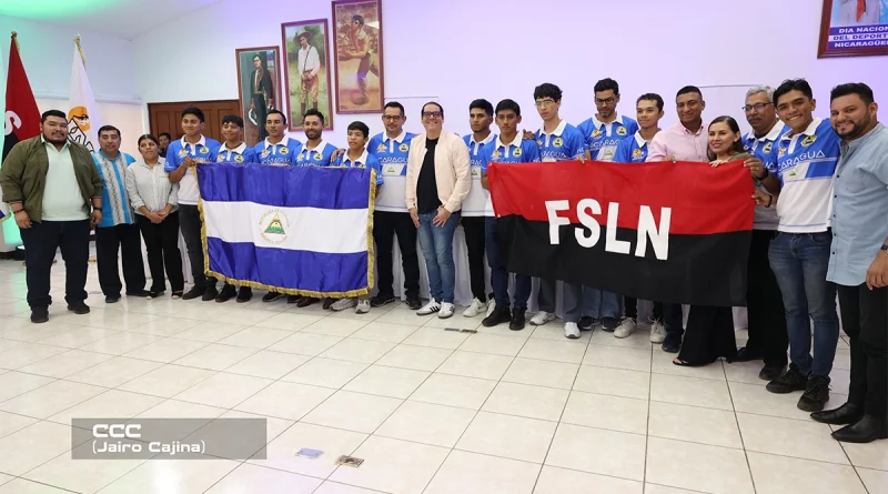 ind, movimiento deportivo alexis arguello, abanderamiento, seleccion nacional de ciclismo, nicaragua, deportes, centroamericano de ruta,