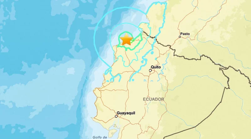 Ecuador, sismo, terremoto, magnitud, viernes, sacude, internacional, mapa,