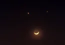 luna creciente, lo viral, rt en español, venus y saturno, nasa, cara sonriente
