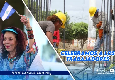 Nicaragua, Día de los Trabajadores, trabajadores, celebra, derecho de vivir, paz, seguridad, Rosario Murillo,