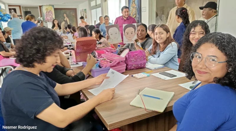 alcaldia de managua, taller de body oaint, nicaragüa, arte