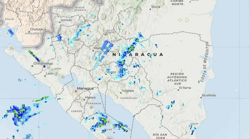 clima, nicaragua, ineter, precipitaciones,