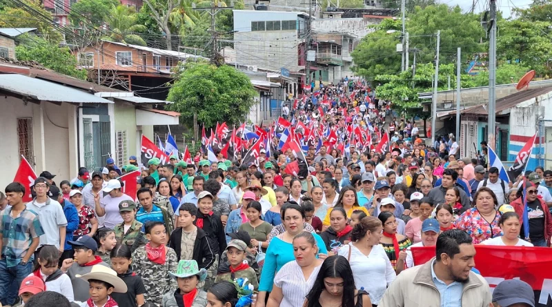 130 años del natalicio, general sandino, boaco, frente sandinista, caminata, fsln nicaragua
