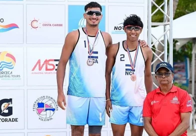 boaco, nicaragua, voleibol playa, medalla de bronce, republica dominicana,