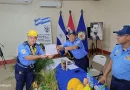 bomberos unidos, nicaragua, clausura, curso, rescate vertical,