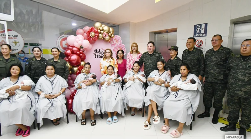 ejercito de nicaragua, dia de las madres, hospital militar,