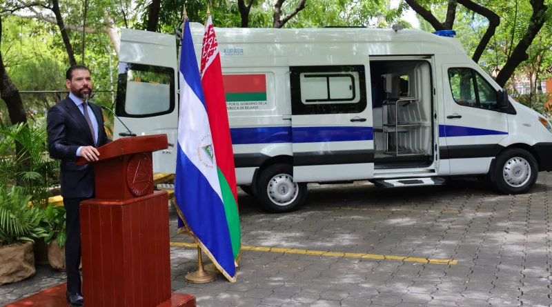 nicaragua, belarus, ambulancia, entrega,