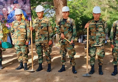 nicaragua, ejercito, control de incendios,