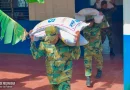 ejercito de nicaragua, juigalpa, incendio forestal, centro escolar pablo hurtado, comunidad hato grande, alimentos escolares, mined, chontales, ayuda humanitaria