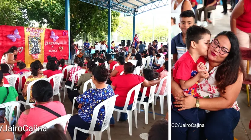 celebrando, madres, día de las madres, escuela dew educación especial, escuela Melani Morales, MINED, serenata, festival,