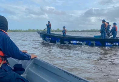 ejercito de nicaragua, fuerza naval, costa caribe, rescate y bisqueda,