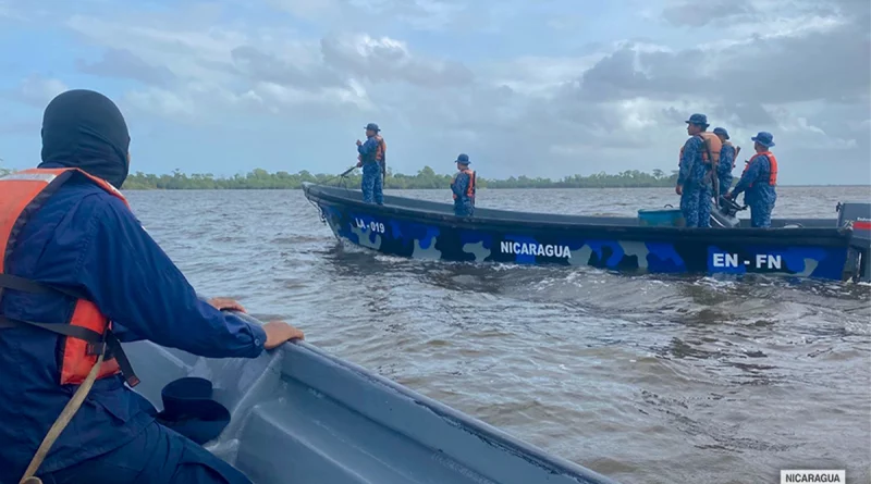 ejercito de nicaragua, fuerza naval, costa caribe, rescate y bisqueda,