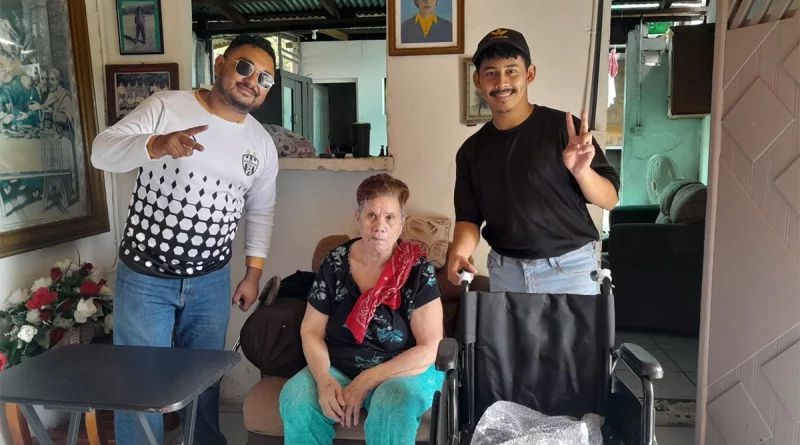 boaco, gobierno de nicaragua, promotoria solidaria, juventud sandinista, boaco, silla de ruedas,