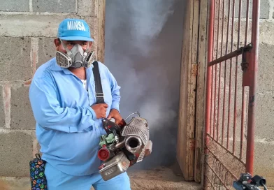 nicaragua, minsa, jornada de fumigación, distrito v, managua, dengue, zancudos