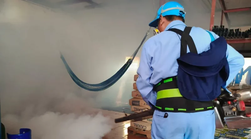fumigación, jornada antiepidemica, MINSA, salud, Managua, barrio,