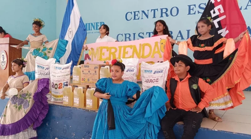 merienda escolar, Masaya, Nicaragua, merienda, mined