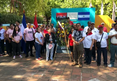 nicaragua, conchita palacios, ofrenda floral, salud, minsa,