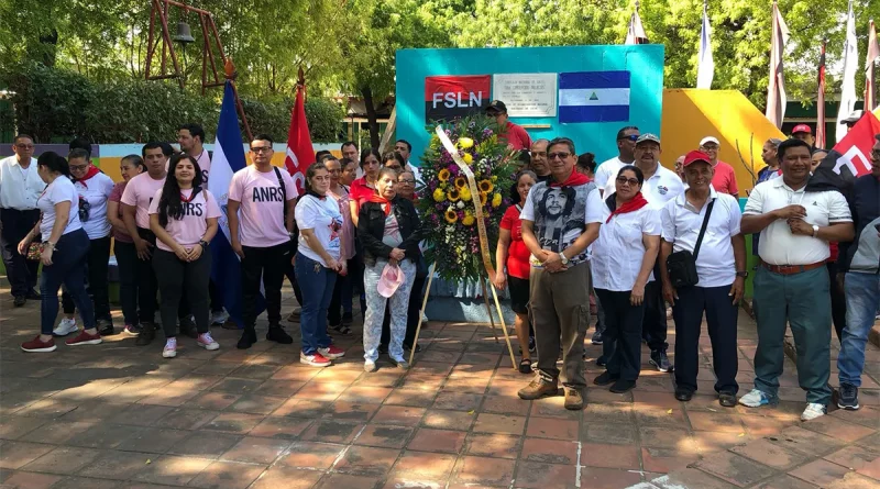 nicaragua, conchita palacios, ofrenda floral, salud, minsa,