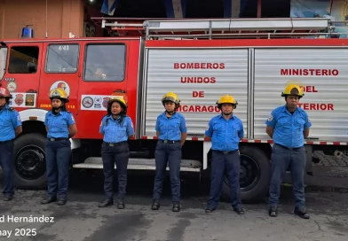 estación de bombero número 227, ministerio del interior de nicaragua, bomberos unidos de nicaragua, comarca las maderas, tipitapa, managua, nicaragua