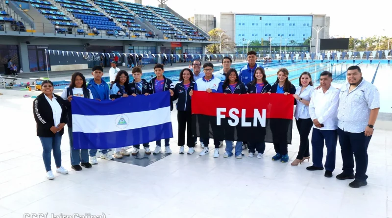seleccion nacional de natacion, nicaragua, ind, alcaldia de managua, movimiento deportivo alexis arguello,