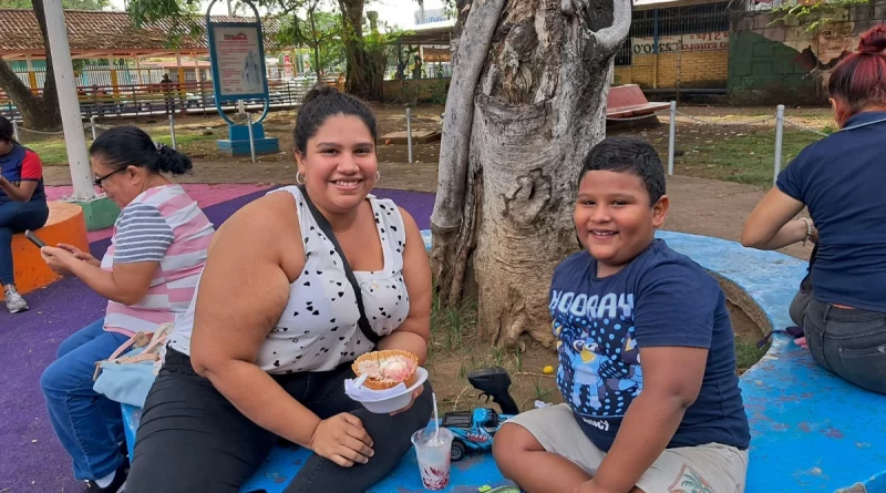 día del niño, parque las madres, familias, managua